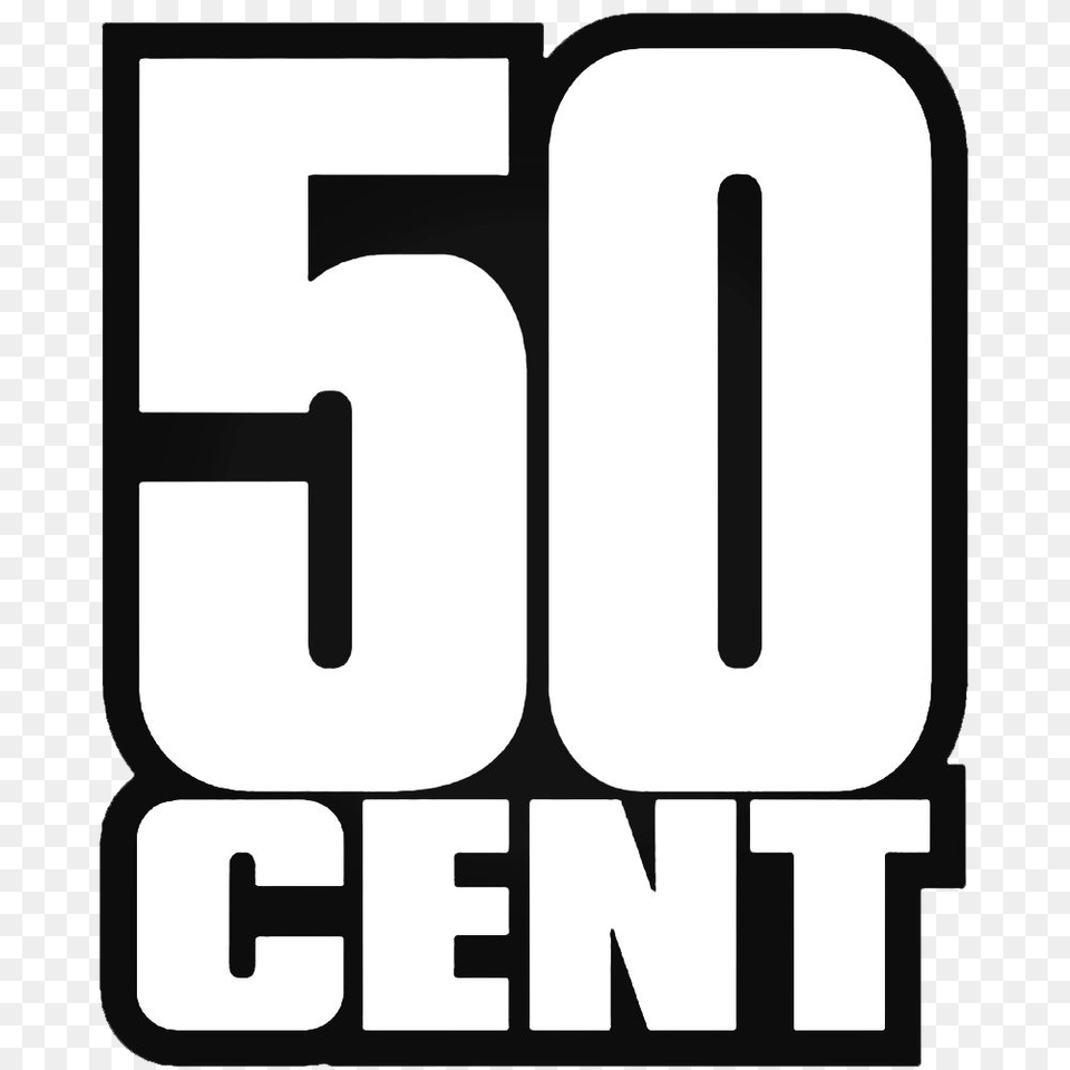 Cent Rapper Rap Logo Text Ftestickers Freetoe, Number, Symbol Png Image
