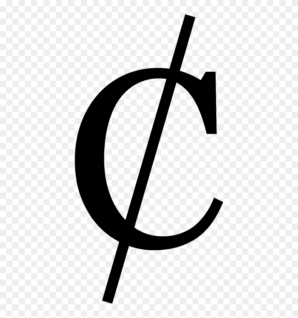 Cent Sign Image Clip Art, Gray Png