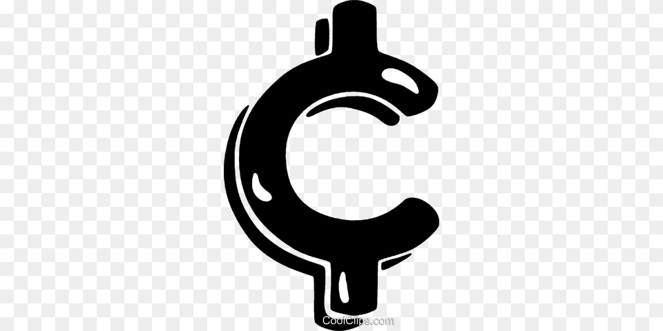Cent Sign Royalty Free Vector Clip Art Illustration, Clamp, Device, Tool, Animal Png
