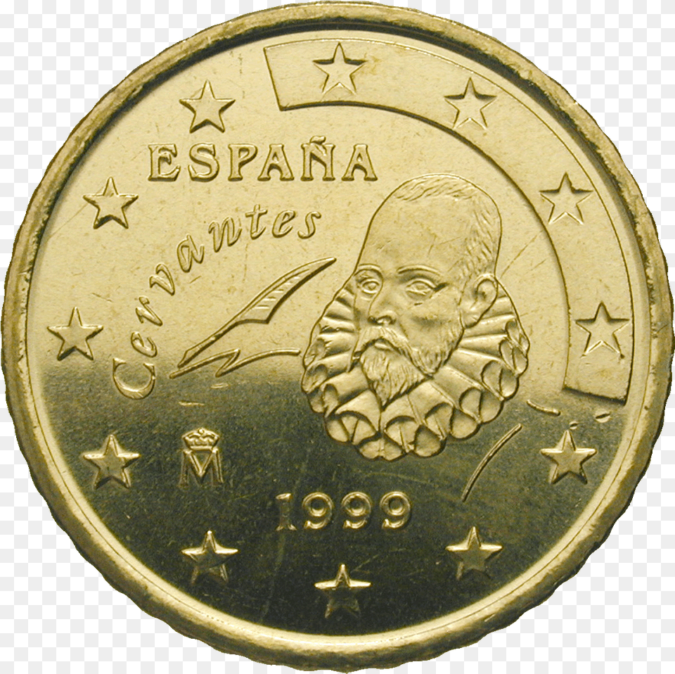 Cent Transparent 1999 50 Euro Cent, Gold, Adult, Male, Man Free Png