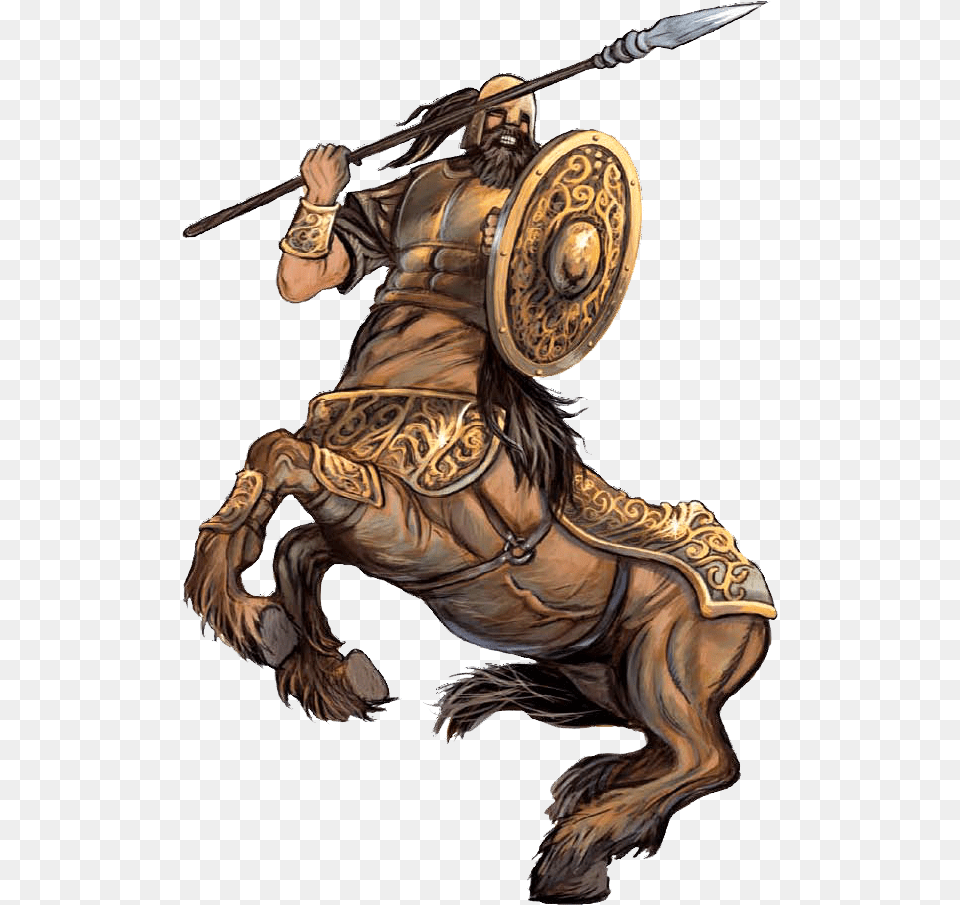 Centaur 01 Illustration, Bronze, Adult, Male, Man Png