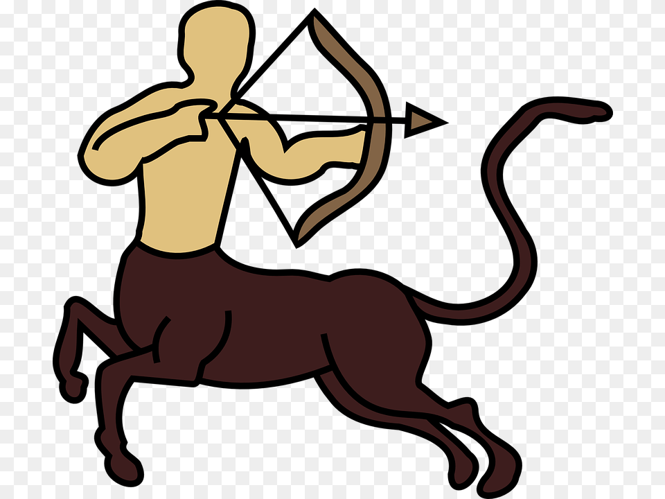 Centaur Clipart, Baby, Person, Weapon, Bow Png