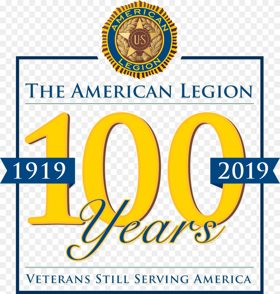 Centennial Logo American Legion Centennial, License Plate, Transportation, Vehicle, Machine Free Png