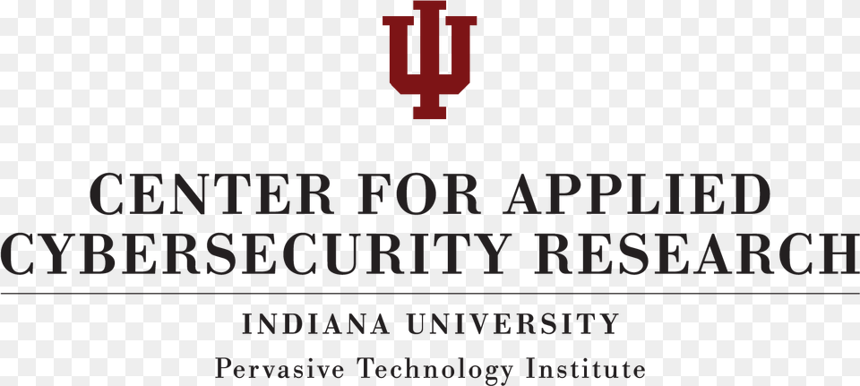 Center For Applied Cybersecurity Research Indiana University Indiana University Northwest Logo, Weapon, Text, Cutlery Png