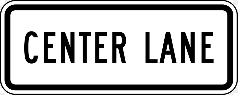 Center Lane Clipart, Sign, Symbol, Text Png