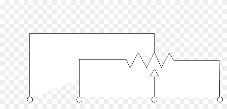 Center Tapped Potentiometer Clipart, Symbol Free Transparent Png