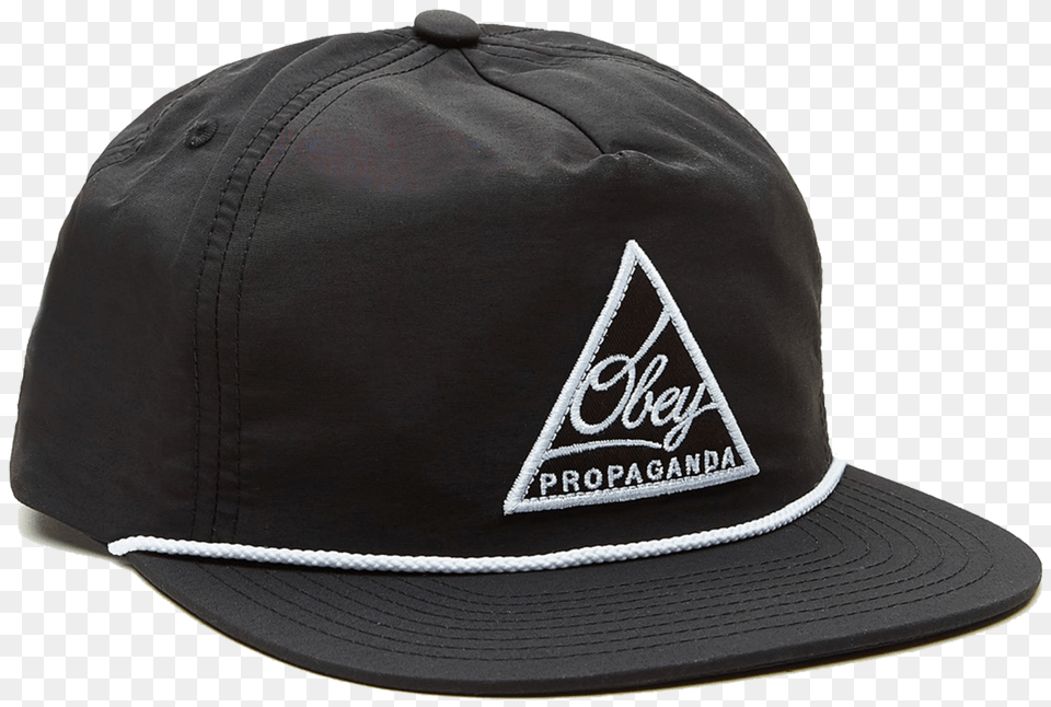 Centered Snapback Black Baseball Cap, Baseball Cap, Clothing, Hat, Helmet Free Png Download