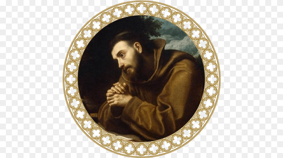 Centered The Spirituality Of Word Saint Francis Oil Paint, Art, Photography, Painting, Adult Free Png