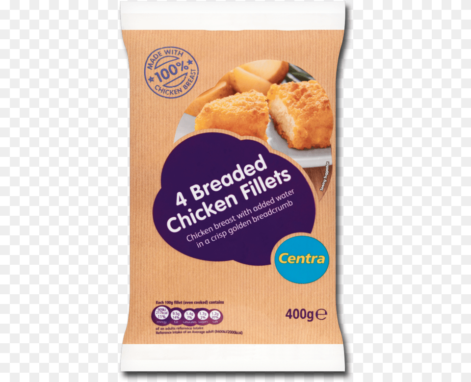 Centra Breaded Chicken Fillet 439s 400g Centra, Advertisement, Poster, Food, Fried Chicken Free Png