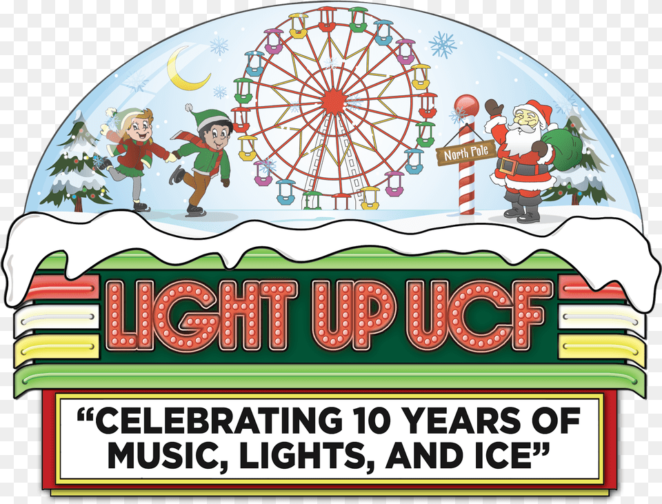 Central Florida S Ultimate Winter Wonderland Light Light Up Ucf, Person, Baby, Face, Head Png Image