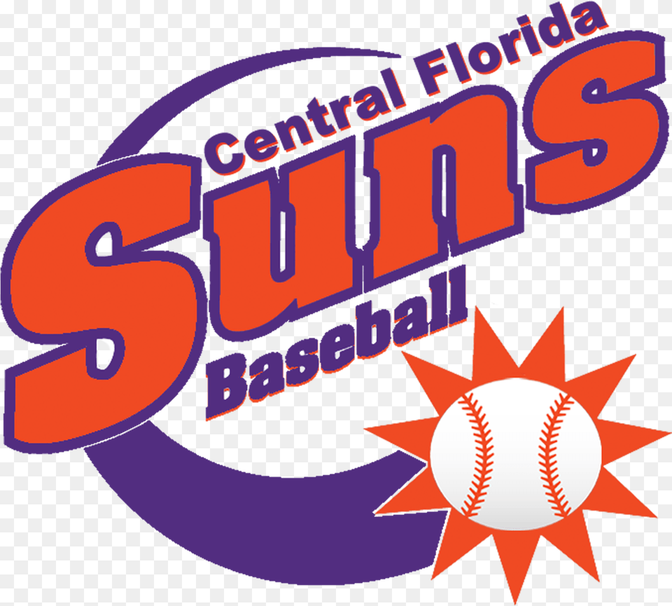 Central Florida Suns Perfect Game Baseball Association Graphic Design, Ball, Baseball (ball), Sport, People Png
