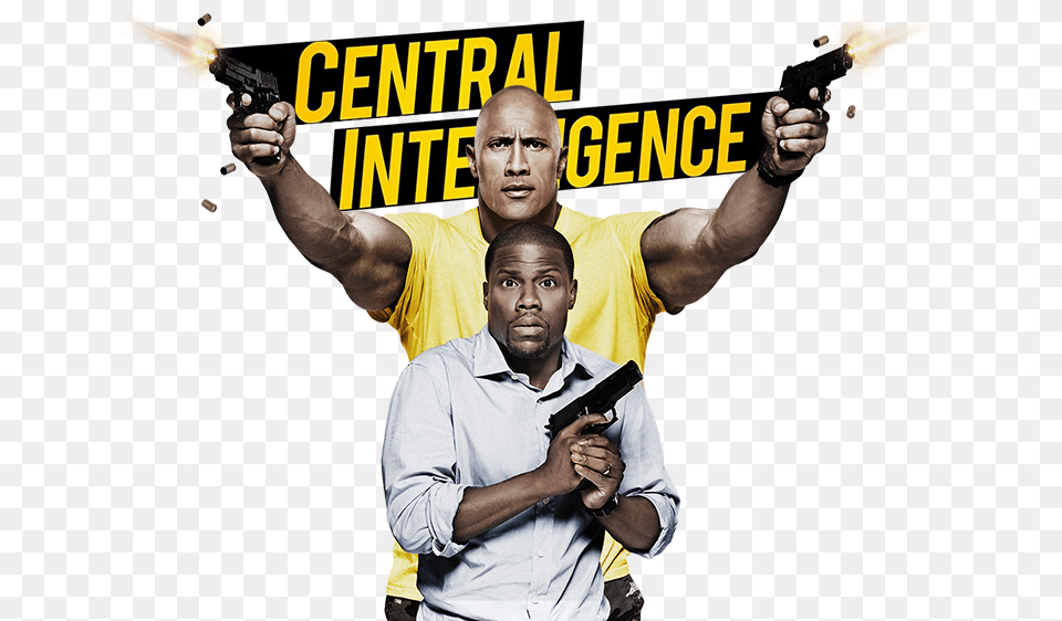 Central Intelligence Movie Logo, Weapon, Firearm, Gun, Handgun Png Image