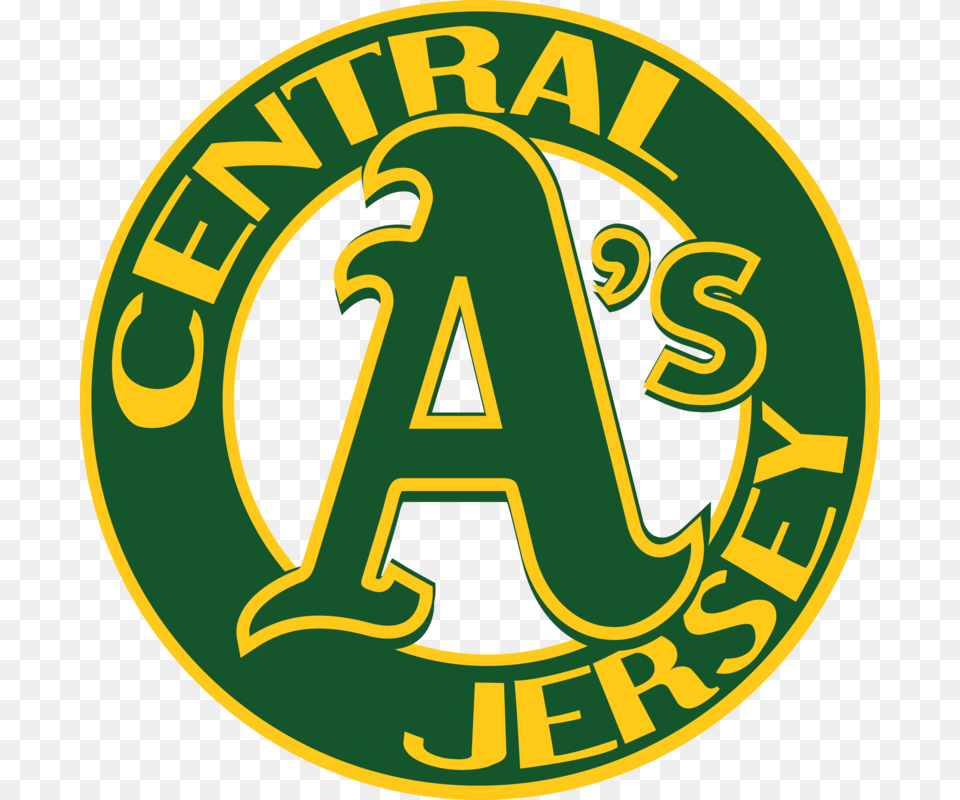 Central Jersey A39s Softball, Logo, Badge, Symbol, Disk Free Png Download