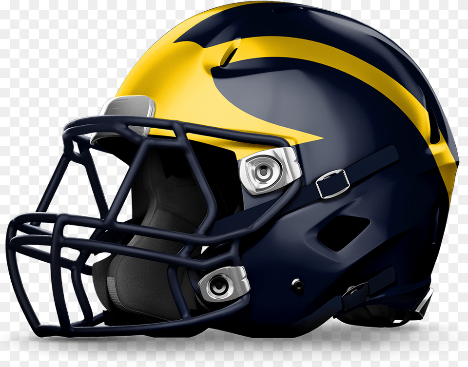 Central Michigan Football Helmet Kent State Football Helmet, American Football, Crash Helmet, Person, Playing American Football Png Image