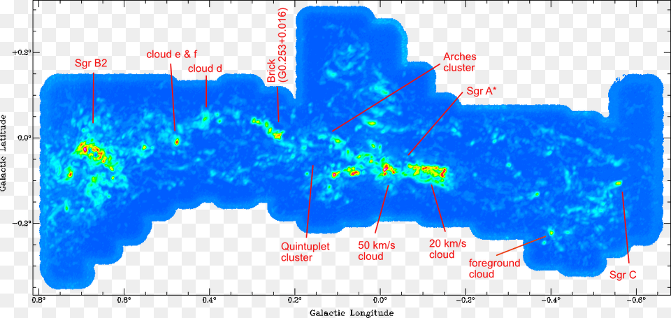 Central Molecular Zone Galactic Center Molecular Clouds, Outdoors, Nature Free Png Download