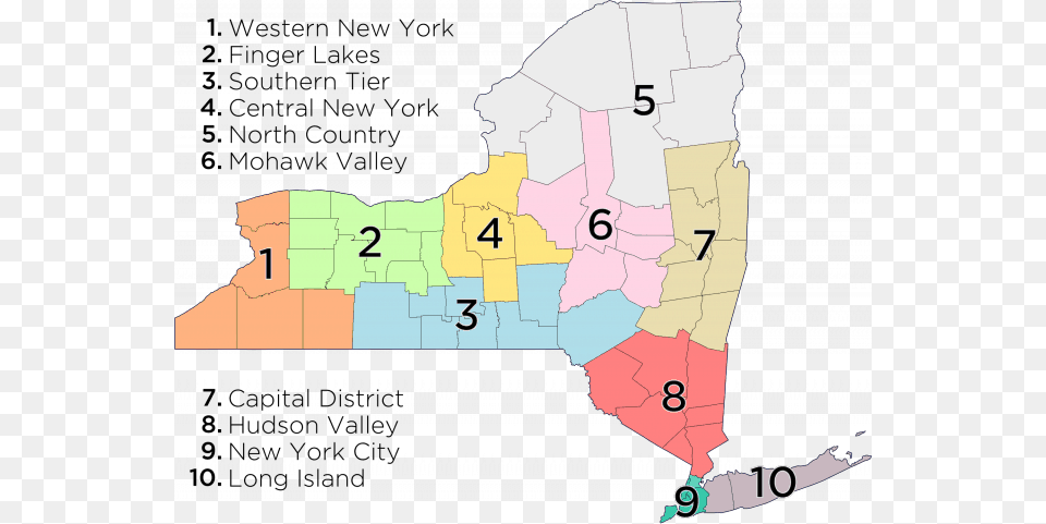 Central New York Region Cities In New York, Chart, Plot, Map, Atlas Free Png