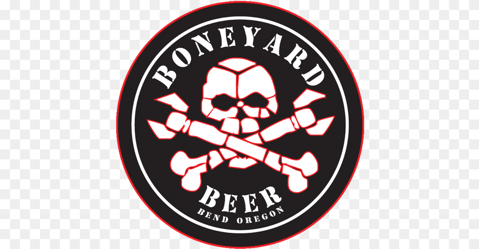 Central Oregon Bend Boneyard Brewing Logo Boneyard Brewing, Emblem, Symbol, Person, Face Free Png