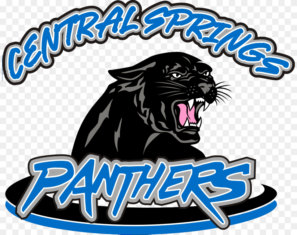Central Springs Panthers Logo, Animal, Mammal, Panther, Wildlife Png