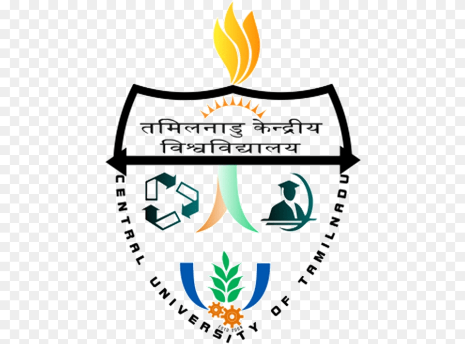 Central University Of Tamil Nadu Logo, Emblem, Symbol Png Image