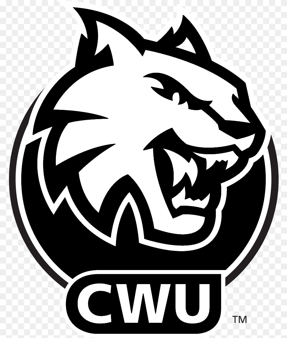 Central Washington University Logo Graduation, Stencil, Ammunition, Grenade, Weapon Free Png Download