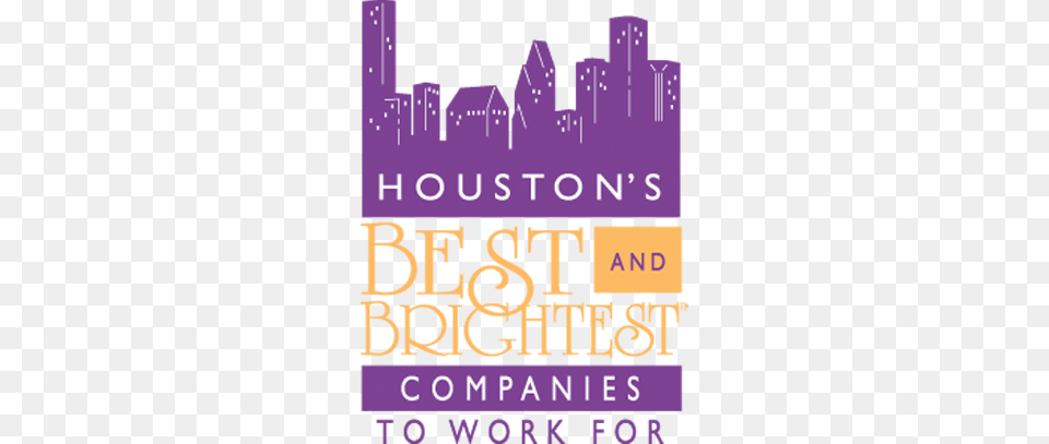 Centre Named One Of Houston39s Quotbest And Brightest Places Best Amp Brightest Companies To Work, Book, Publication, Purple, Advertisement Free Png Download
