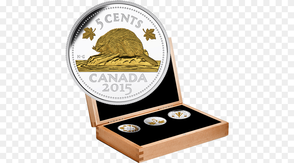 Cents 2015 Legacy Of The Canadian Nickel, Animal, Bird, Coin, Money Free Png