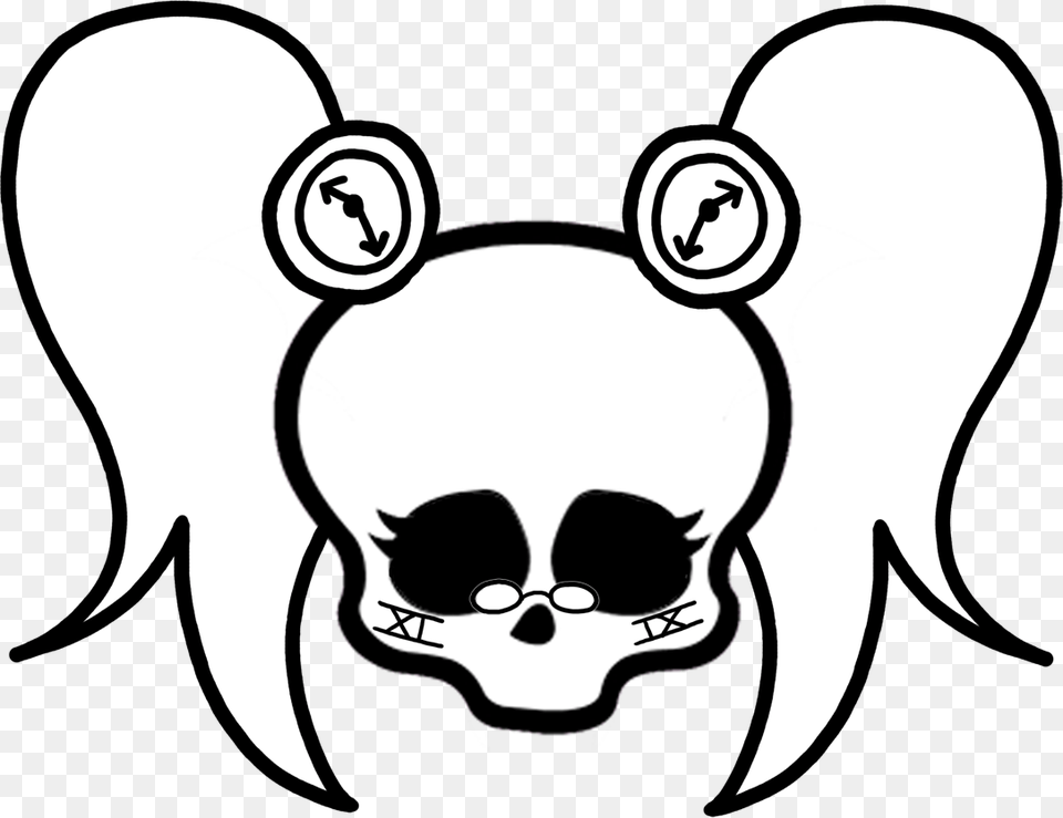 Centura Skull Monster High Skull Drawings, Accessories, Stencil, Sunglasses, Baby Free Transparent Png