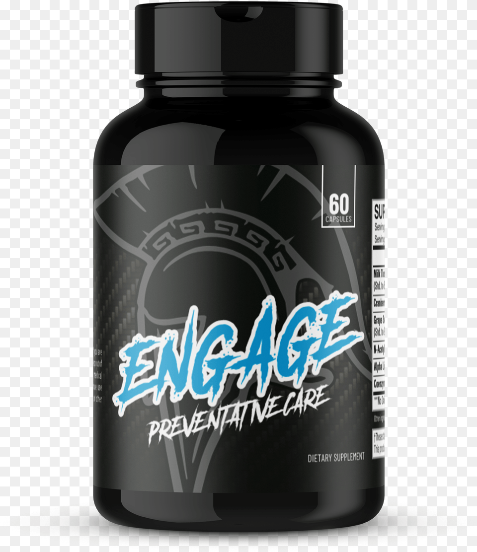 Centurion Labz Engage Bodybuilding Supplement, Bottle, Shaker, Jar Png