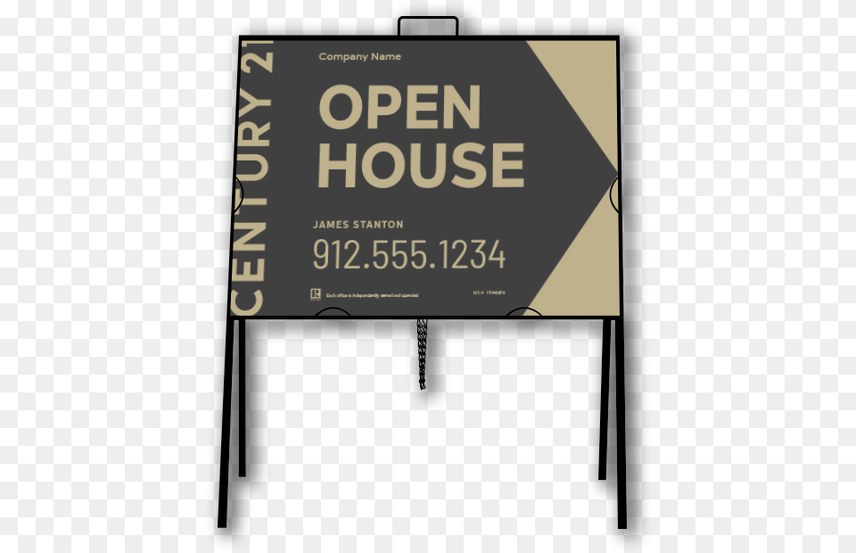 Century 21 A Frame Open House Sign Open House Century, Fence Free Png