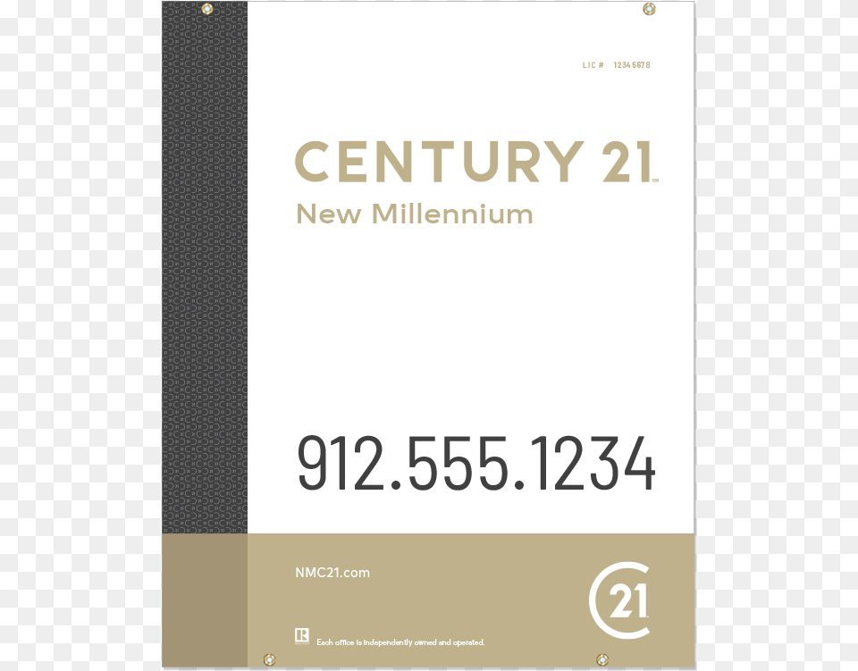 Century 21 Hanging Sign Panels 30x24ho Des3w Century21 For Sale Signs, Advertisement, Poster, Page, Text Free Png