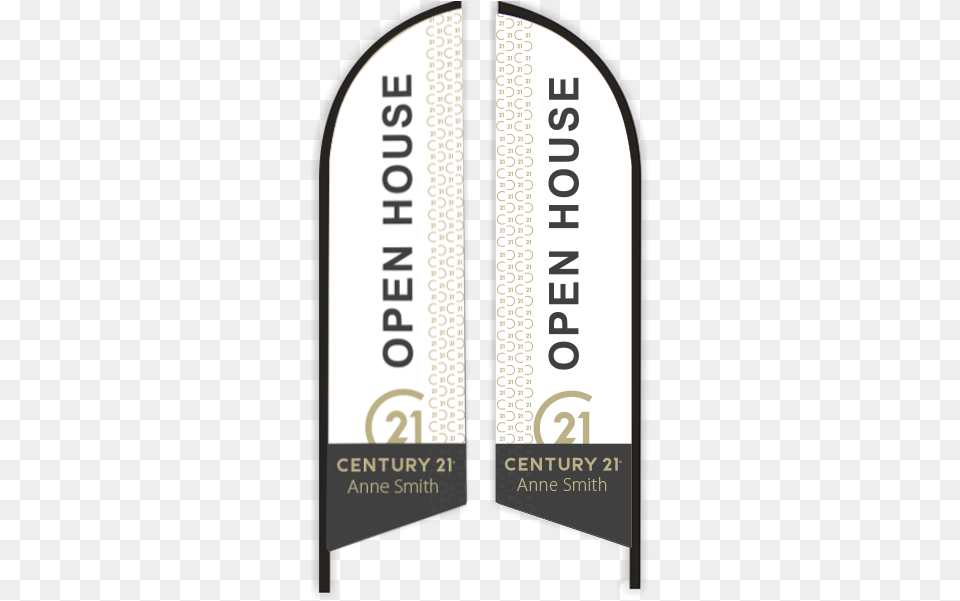 Century 21 Open House Feather Flag Banner, Text, Advertisement Png Image