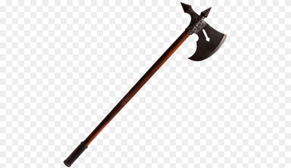 Century French Black Battle Axe, Weapon, Device, Mace Club, Tool Free Png Download