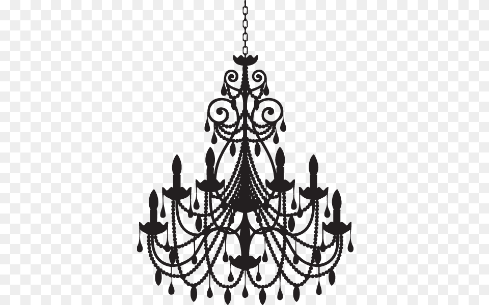 Century French Chandelier, Lamp Png