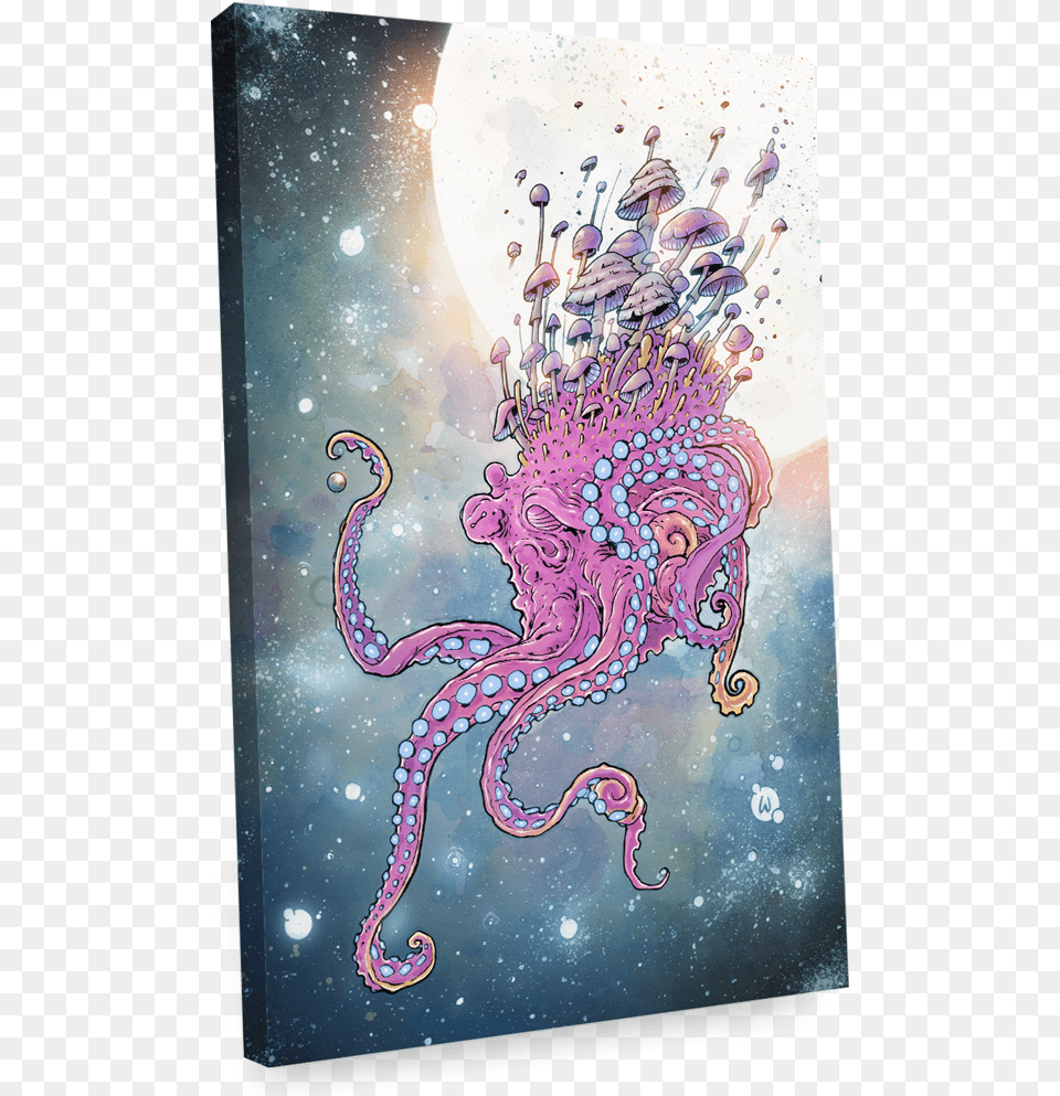 Cephalospore Canvas Print Products, Animal, Sea Life, Invertebrate, Octopus Free Png Download
