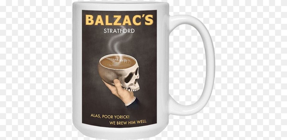 Ceramic Coffee Mug 15oz Stratford Balzac39s Stratford Poster, Beverage, Coffee Cup, Cup, Latte Free Png