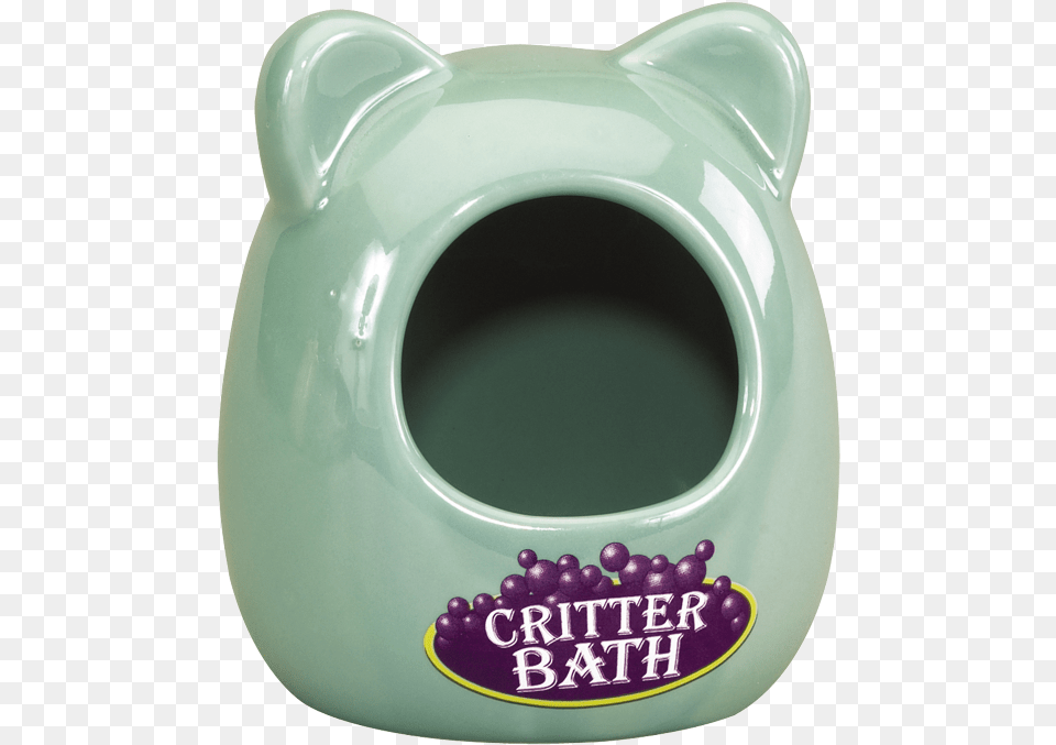 Ceramic Critter Bath Small Small Dwarf Hamster Gerbil Ceramic Dust Bath House, Indoors, Bathroom, Room, Toilet Free Png