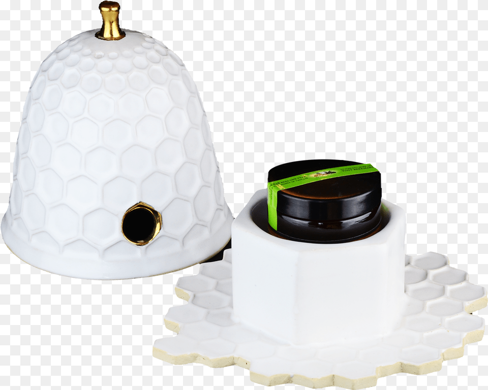Ceramic Honey Pot With 14k Gold Lego Full Size Hard, Lamp Free Png Download