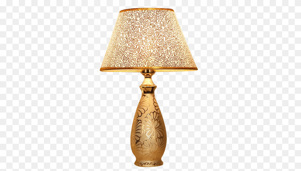 Ceramic Lamp File Lamp, Table Lamp, Lampshade Free Png