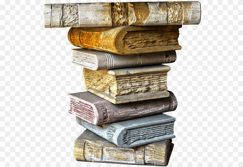 Ceramic Stack Of Books, Book, Publication, Text Free Transparent Png
