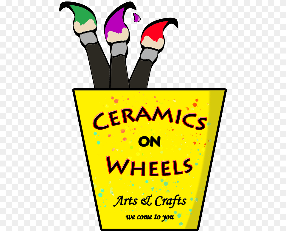 Ceramics On Wheels A Mobile Arts And Crafts Company, Advertisement, Poster, Animal, Bird Free Png