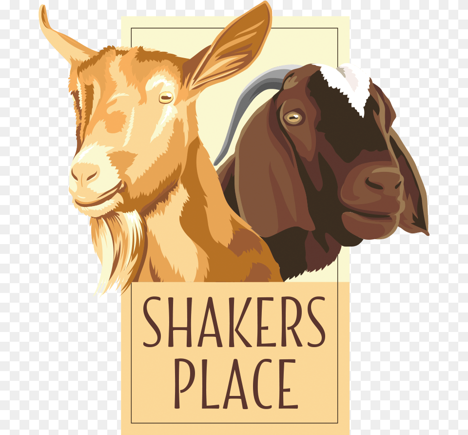 Ceratopia Shakers Place Logo Goats, Livestock, Animal, Goat, Mammal Free Transparent Png