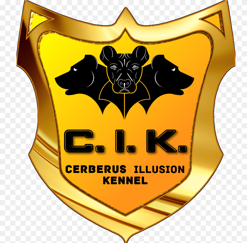 Cerberus Illusion Dog Breeder Cimarrn Uruguayo, Badge, Logo, Symbol Free Png Download