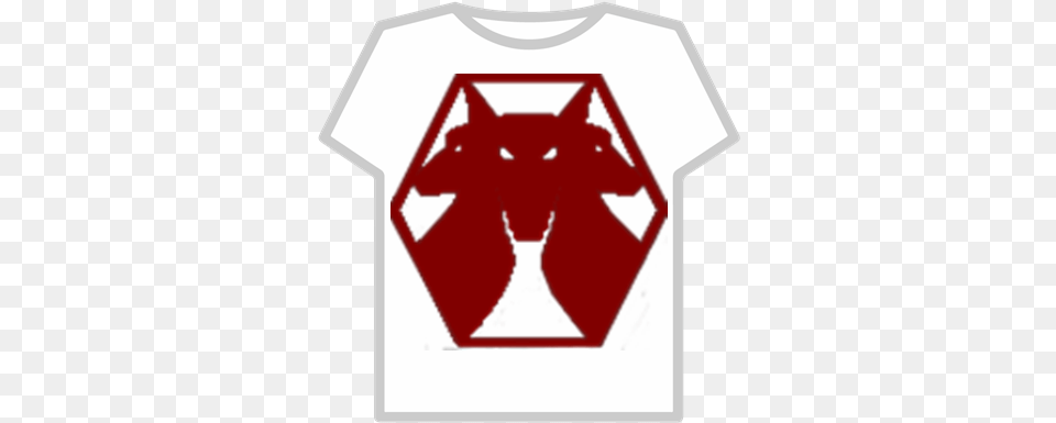 Cerberus Logo Mario T Shirt Roblox, Symbol, Clothing, T-shirt, Recycling Symbol Free Png Download