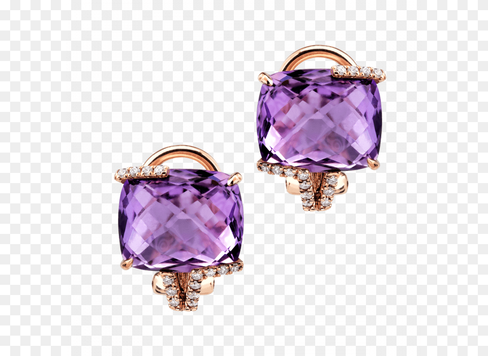 Cercei Aur Cu Diamante Si Ametiste Teilor Earrings, Accessories, Gemstone, Jewelry, Ornament Png Image