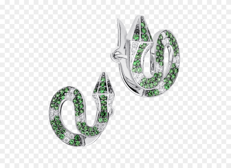 Cercei Tsavorite Si Diamante Aur 18k Earrings, Accessories, Earring, Jewelry, Diamond Free Png