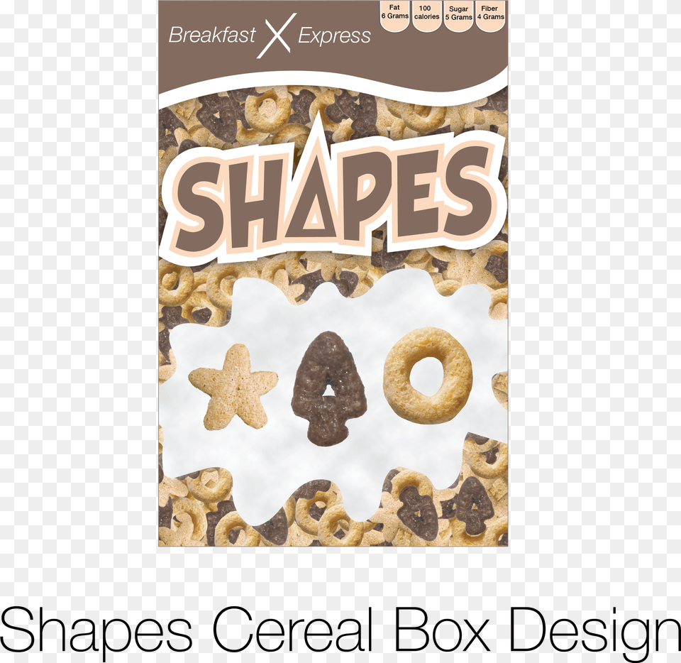 Cereal Box Design For Shapes Cereal Poster, Food, Sweets Png