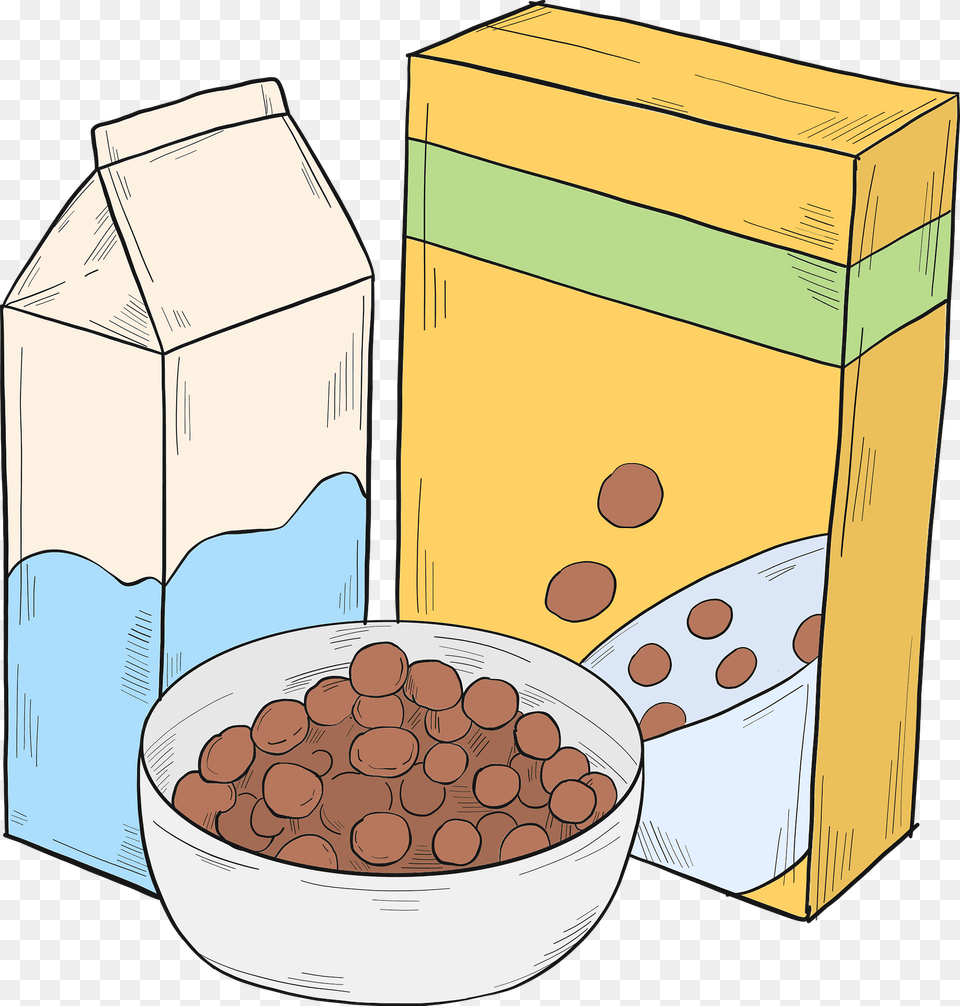 Cereal Clipart, Bowl, Box, Cardboard, Carton Free Transparent Png