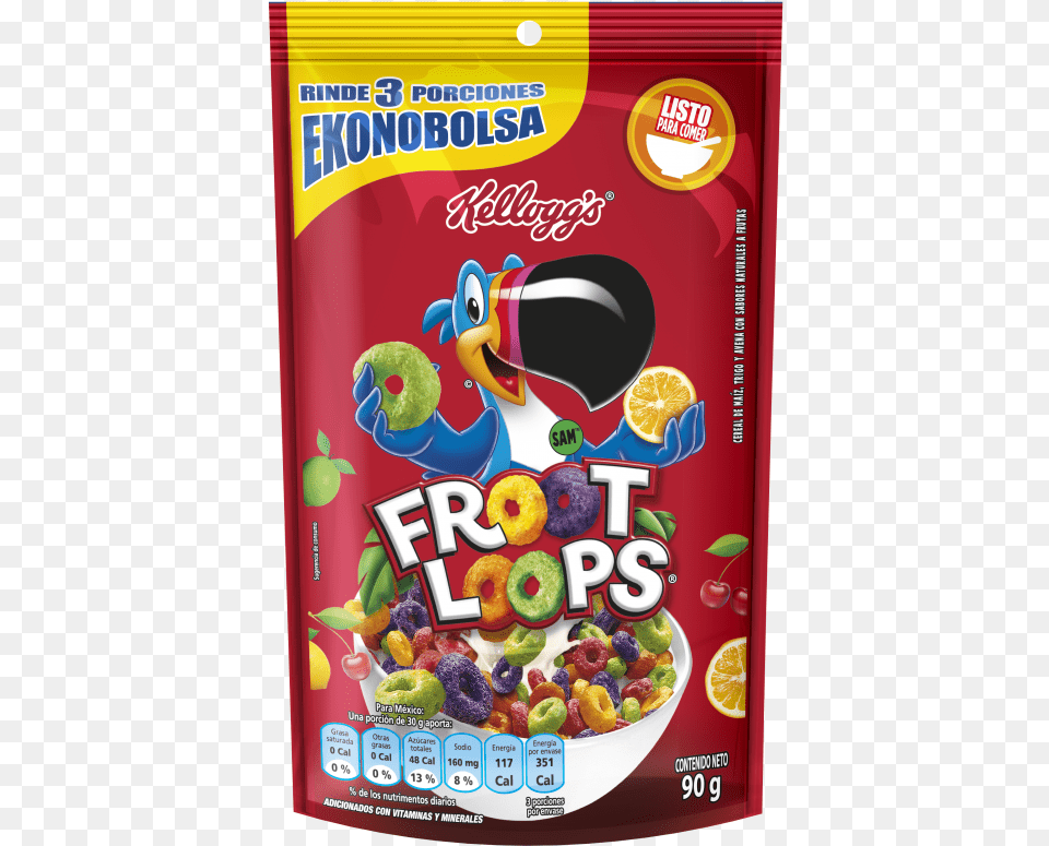 Cereal Froot Loops Pouch 90gr 90 Grtitle Cereal Froot Loops, Food, Ketchup, Sweets Png