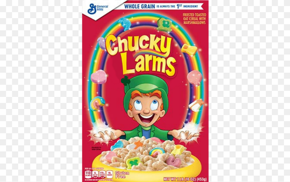 Cereal Lucky Charms, Baby, Person Png Image