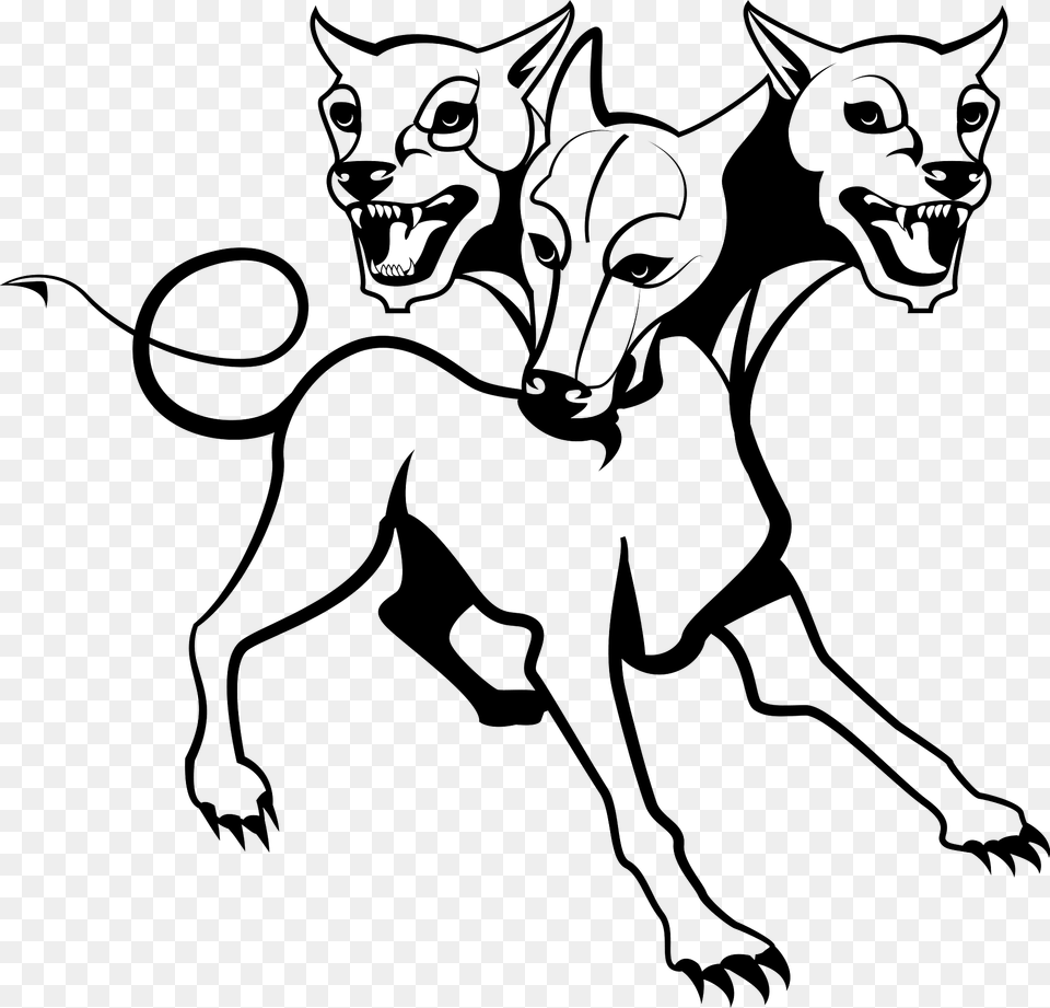 Cerebrus Clipart, Animal, Kangaroo, Mammal, Cat Free Png